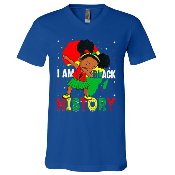 I Am Black History Juneteenth Black History Month Funny Gift V-Neck T-Shirt