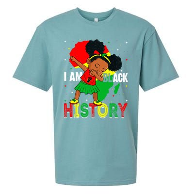 I Am Black History Juneteenth Black History Month Funny Gift Sueded Cloud Jersey T-Shirt