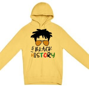 I Am Black History Month African American Sunglasses Gift Premium Pullover Hoodie