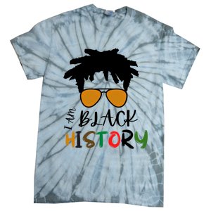 I Am Black History Month African American Sunglasses Gift Tie-Dye T-Shirt