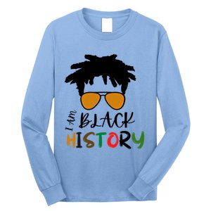 I Am Black History Month African American Sunglasses Gift Long Sleeve Shirt