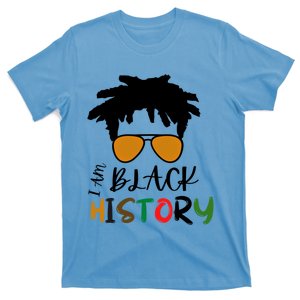 I Am Black History Month African American Sunglasses Gift T-Shirt