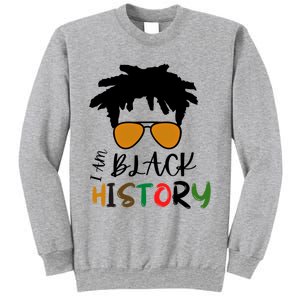 I Am Black History Month African American Sunglasses Gift Sweatshirt