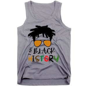 I Am Black History Month African American Sunglasses Gift Tank Top