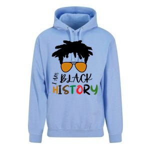 I Am Black History Month African American Sunglasses Gift Unisex Surf Hoodie