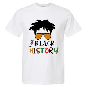 I Am Black History Month African American Sunglasses Gift Garment-Dyed Heavyweight T-Shirt