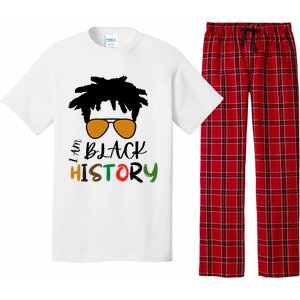 I Am Black History Month African American Sunglasses Gift Pajama Set