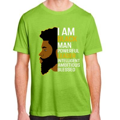 I Am Black Powerful Leader Black King African American Gift Adult ChromaSoft Performance T-Shirt