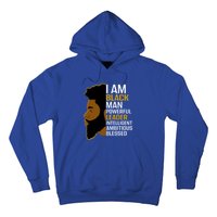 I Am Black Powerful Leader Black King African American Gift Hoodie