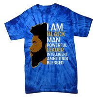 I Am Black Powerful Leader Black King African American Gift Tie-Dye T-Shirt