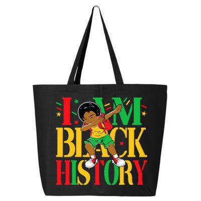 I Am Black History Month African American 25L Jumbo Tote