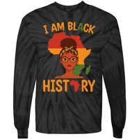 I Am Black History Mother's Day Juneteenth Independence Day Tie-Dye Long Sleeve Shirt