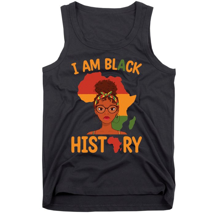 I Am Black History Mother's Day Juneteenth Independence Day Tank Top