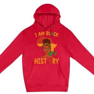 I Am Black History Mother's Day Juneteenth Independence Day Premium Pullover Hoodie