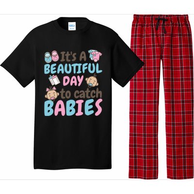 Its A Beautiful Day To Catch Ld Delivery Nurse Cool Gift Pajama Set