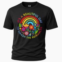 Its A Beautiful Day To Smash The Patriarchy Feminist Cooling Performance Crew T-Shirt