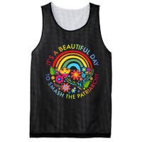 Its A Beautiful Day To Smash The Patriarchy Feminist Mesh Reversible Basketball Jersey Tank