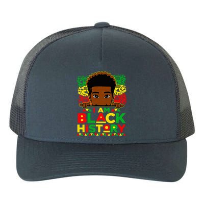 I Am Black History Month African American Yupoong Adult 5-Panel Trucker Hat