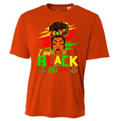 I Am Black History Month African American Juneteenth Gift Cooling Performance Crew T-Shirt