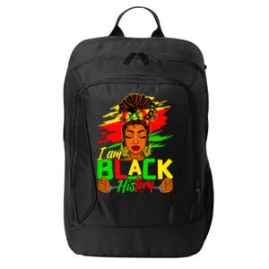 I Am Black History Month African American Juneteenth Gift City Backpack