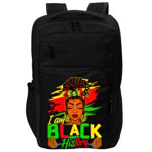 I Am Black History Month African American Juneteenth Gift Impact Tech Backpack