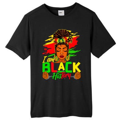 I Am Black History Month African American Juneteenth Gift Tall Fusion ChromaSoft Performance T-Shirt