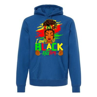 I Am Black History Month African American Juneteenth Gift Premium Hoodie