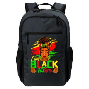 I Am Black History Month African American Juneteenth Gift Daily Commute Backpack