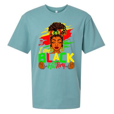 I Am Black History Month African American Juneteenth Gift Sueded Cloud Jersey T-Shirt