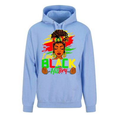 I Am Black History Month African American Juneteenth Gift Unisex Surf Hoodie