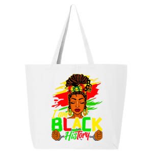 I Am Black History Month African American Juneteenth Gift 25L Jumbo Tote