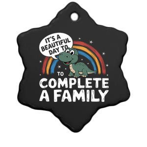 It’S A Beautiful Day To Complete A Family Adoption Day Ceramic Star Ornament