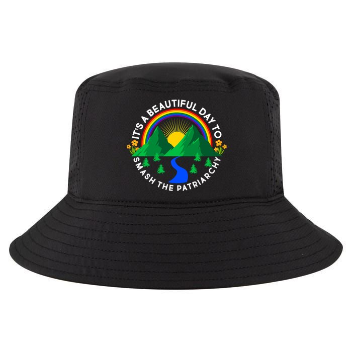 It's A Beautiful Day To Smash The Patriarchy Cool Comfort Performance Bucket Hat