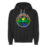 It's A Beautiful Day To Smash The Patriarchy Garment-Dyed Fleece Hoodie