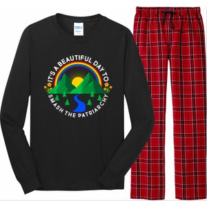 It's A Beautiful Day To Smash The Patriarchy Long Sleeve Pajama Set