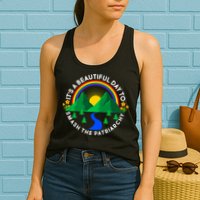 It's A Beautiful Day To Smash The Patriarchy Womens Tank Top