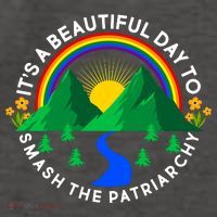 It's A Beautiful Day To Smash The Patriarchy Vector Backpack