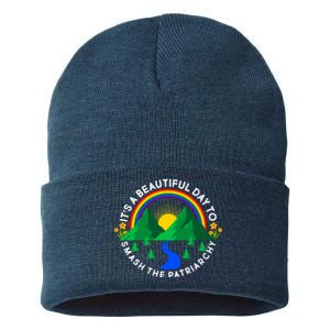 It's A Beautiful Day To Smash The Patriarchy Sustainable Knit Beanie