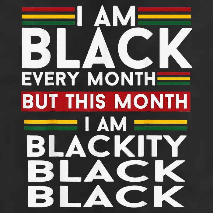 I Am Black Every Month Juneteenth Blackity Golf Towel