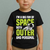 I'm A Big Fan Of Space Both Outer And Personal Toddler T-Shirt