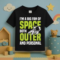 I'm A Big Fan Of Space Both Outer And Personal Toddler T-Shirt