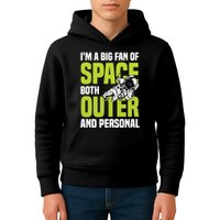 I'm A Big Fan Of Space Both Outer And Personal Kids Hoodie