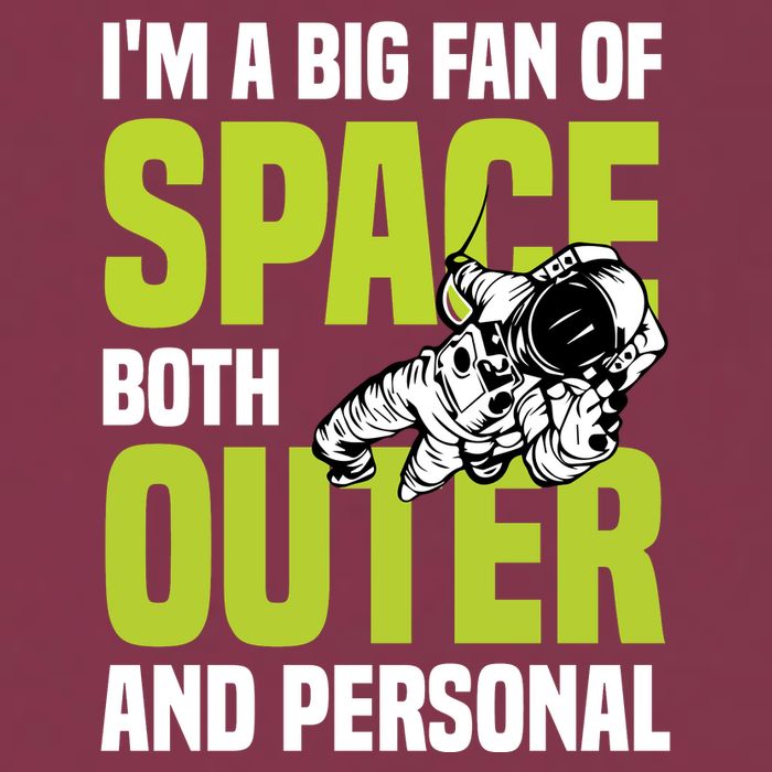 I'm A Big Fan Of Space Both Outer And Personal 16oz Travel Tumbler