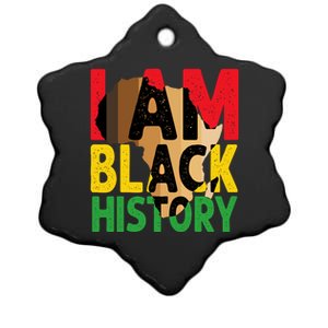 I Am Black History Month Celebration African American Pride Cool Gift Ceramic Star Ornament