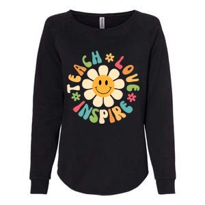 Its A Beautiful Day For Learning 2 Sided Teacher Life Book Womens California Wash Sweatshirt