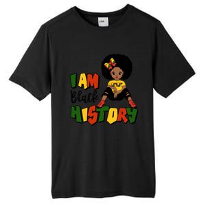 I Am Black History Month Black Melanin Gift Tall Fusion ChromaSoft Performance T-Shirt