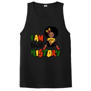 I Am Black History Month Black Melanin Gift PosiCharge Competitor Tank