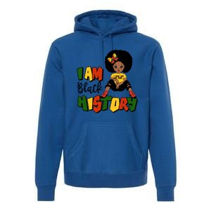 I Am Black History Month Black Melanin Gift Premium Hoodie