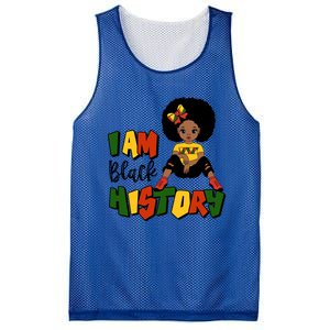 I Am Black History Month Black Melanin Gift Mesh Reversible Basketball Jersey Tank