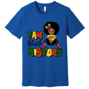 I Am Black History Month Black Melanin Gift Premium T-Shirt